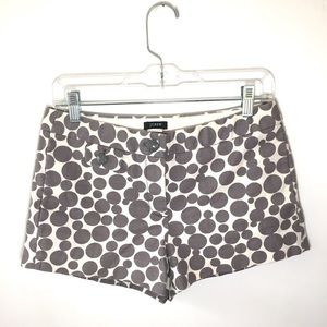 J.Crew Grey Polka Dot Shorts